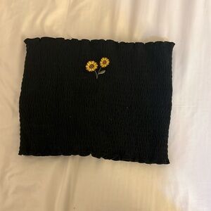 NWOT Hollister bandeau top black medium